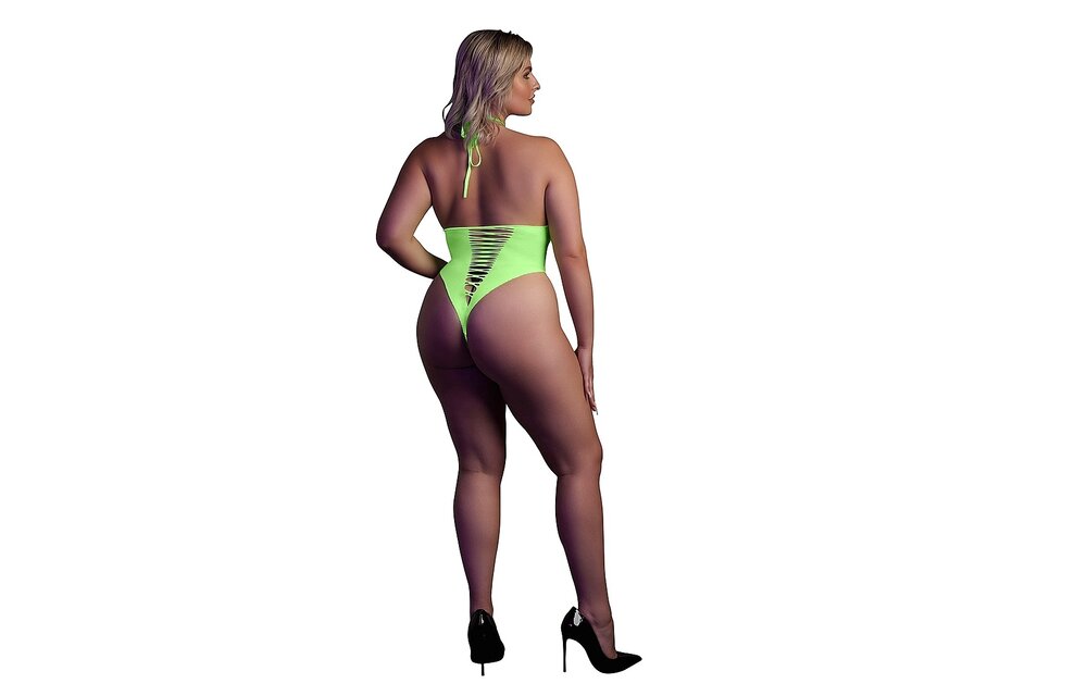 High-Cut Body Neon Groen Uv-Actief | Ouch! By Shots