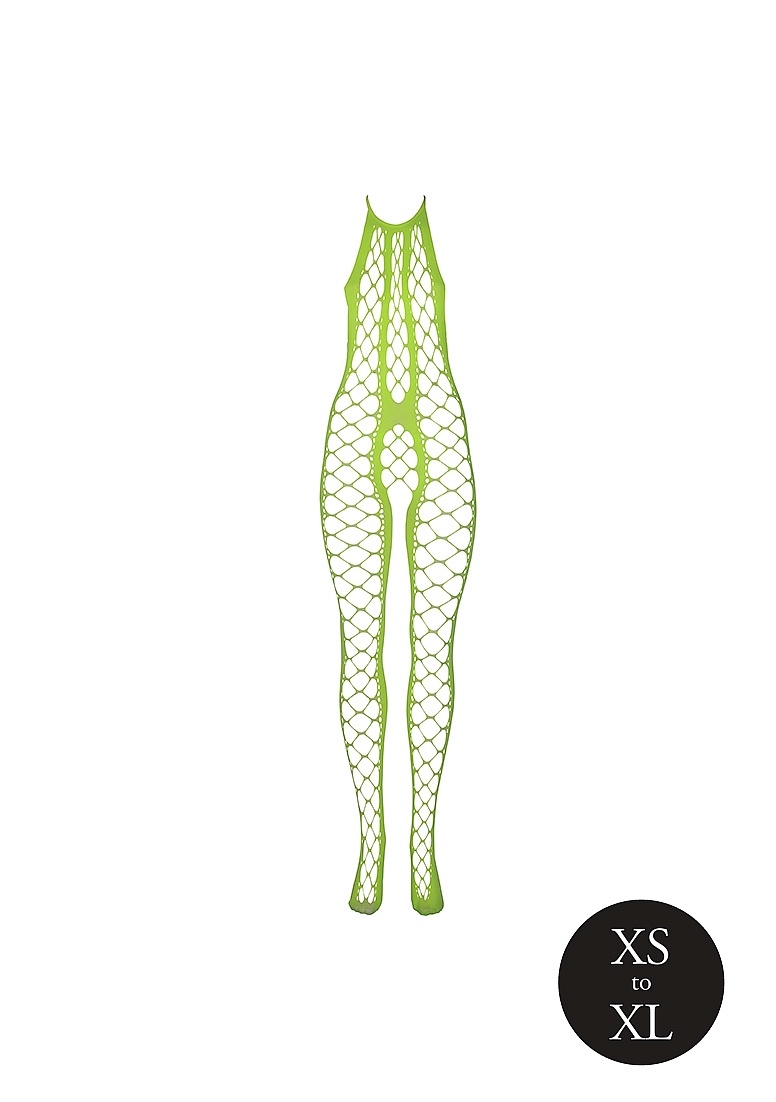 Bodystocking Met Halternek Neon Groen Plusmaat | Ouch! Shots