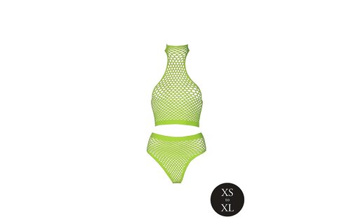 Neon Turtleneck & High Waist Briefs | Comfort & UV Glow