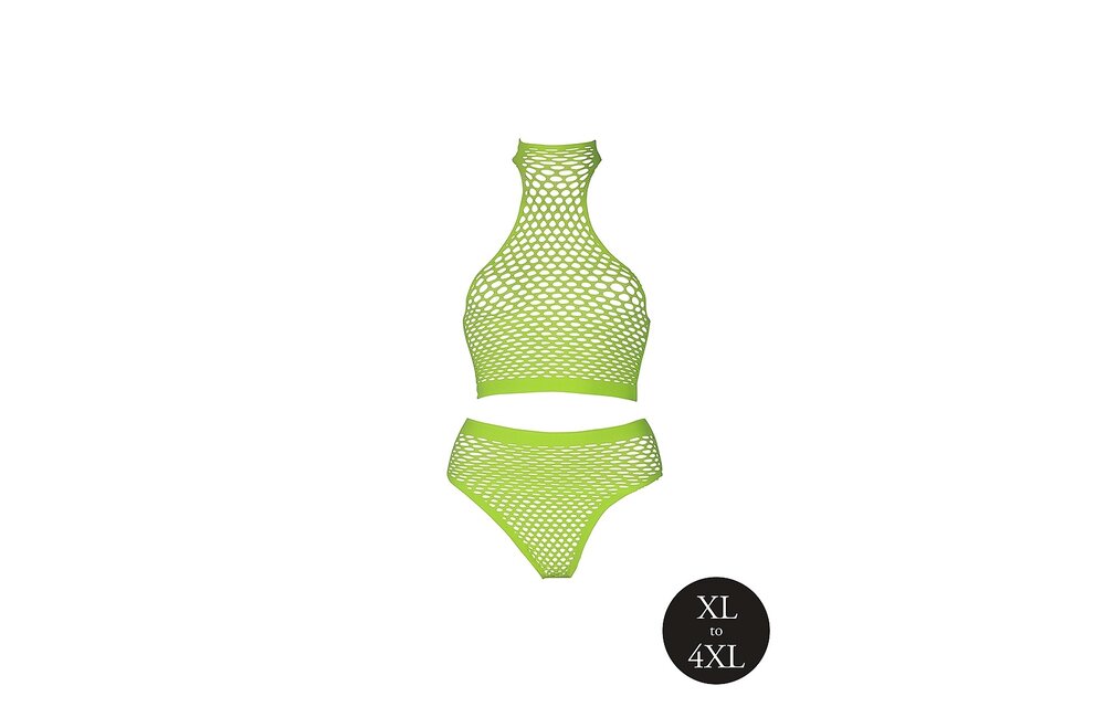 Neon Turtleneck & Slip Hoge Taille | Comfort & Uv Glow