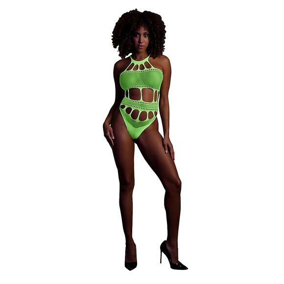 Body with Greek Neckline | Neon Lingerie UV-Active & Stylish