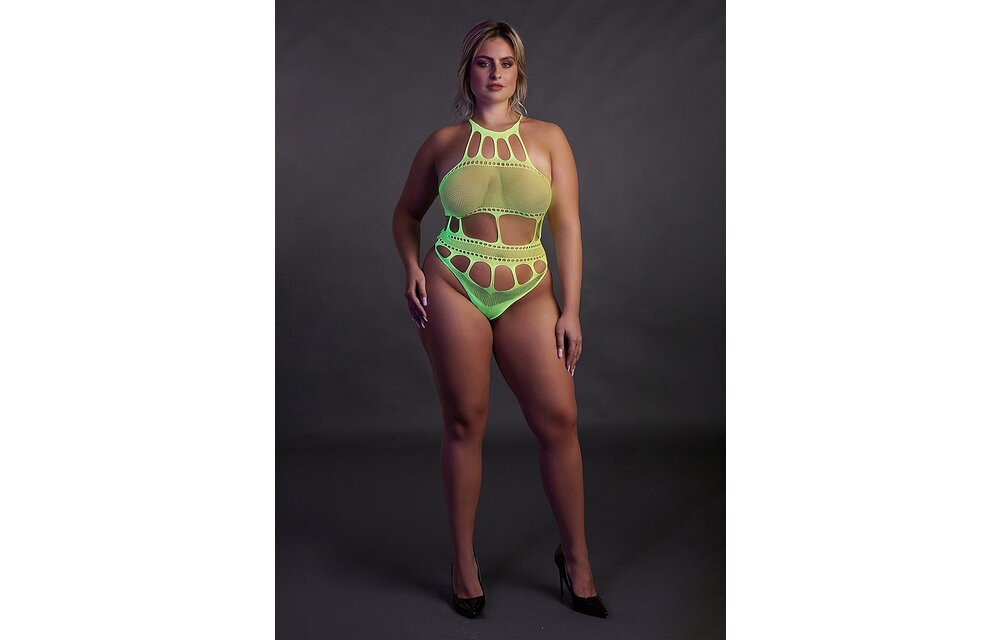 Body Met Griekse Halslijn | Neonlingerie Uv-Actief & Stijlvol