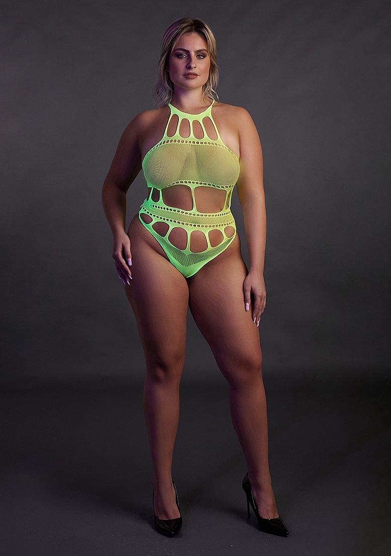 Body Met Griekse Halslijn | Neonlingerie Uv-Actief & Stijlvol