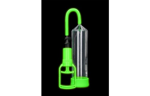 Ouch! Comfort Beginner Pump - Glow in the Dark Penis Pump