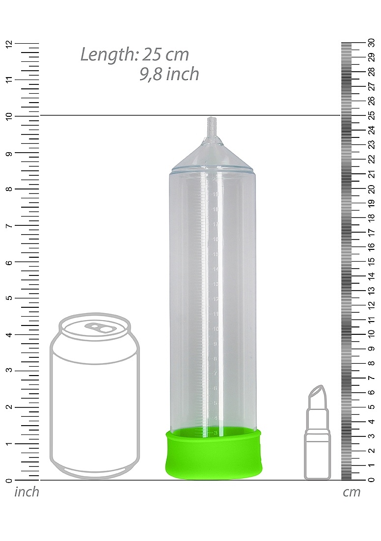 Ouch! Comfort Beginner Pump - Glow in the Dark Penis Pump