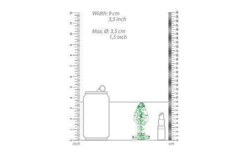 Glass Butt Plug - Large