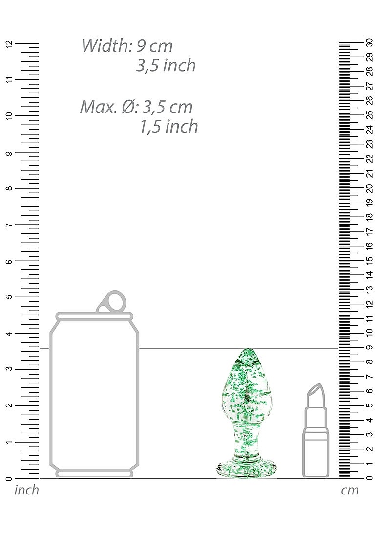Glas Butt Plug - Groß