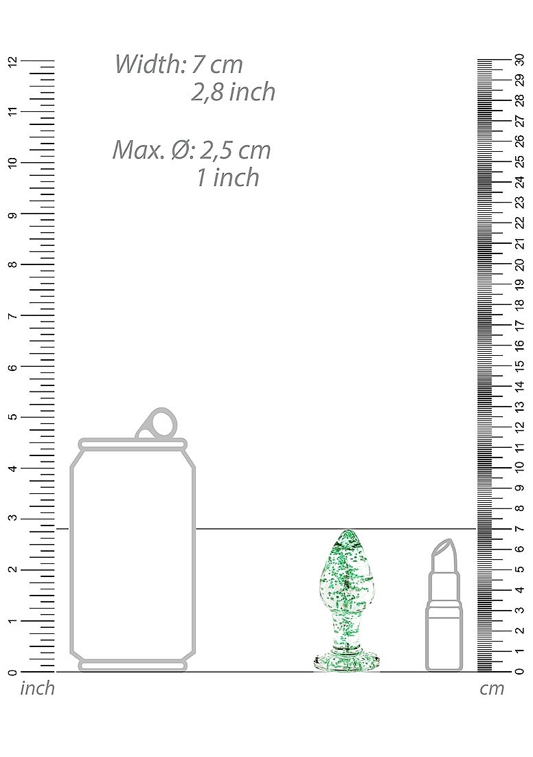 Glass Butt Plug - Small