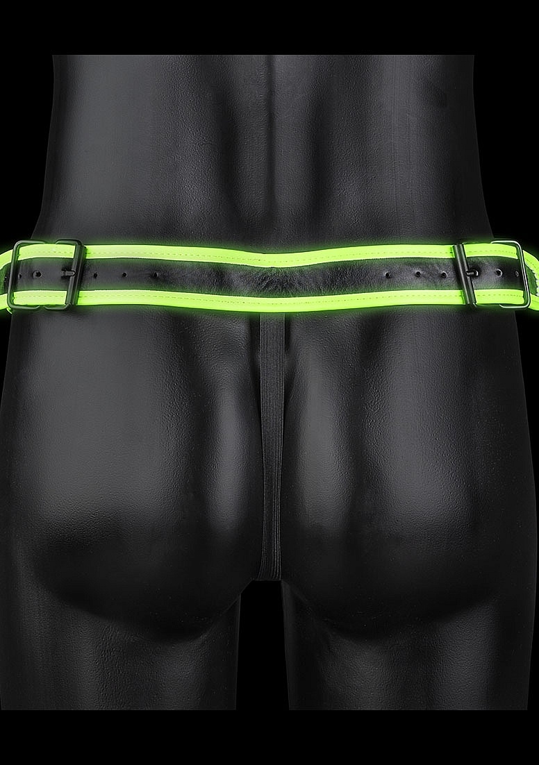 Jockstrap With Buckle Glow In The Dark | Ouch! By Shots