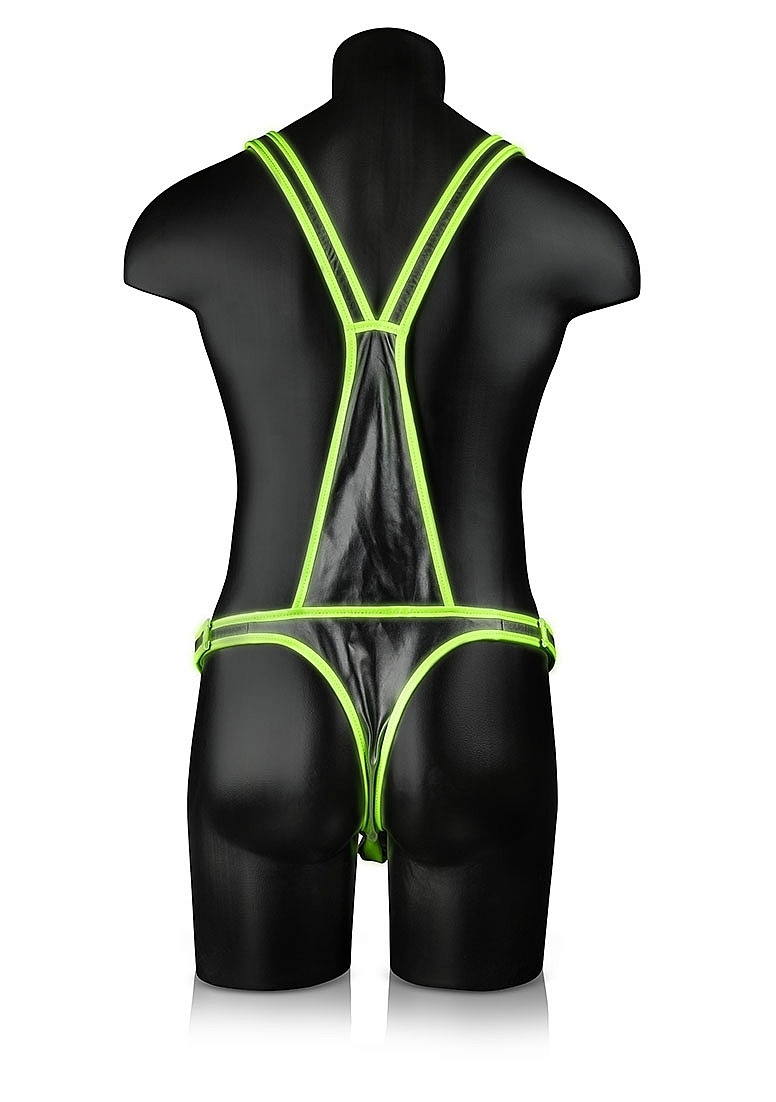 Glow In The Dark Harness Green | Ouch! Bodybondage Stylish