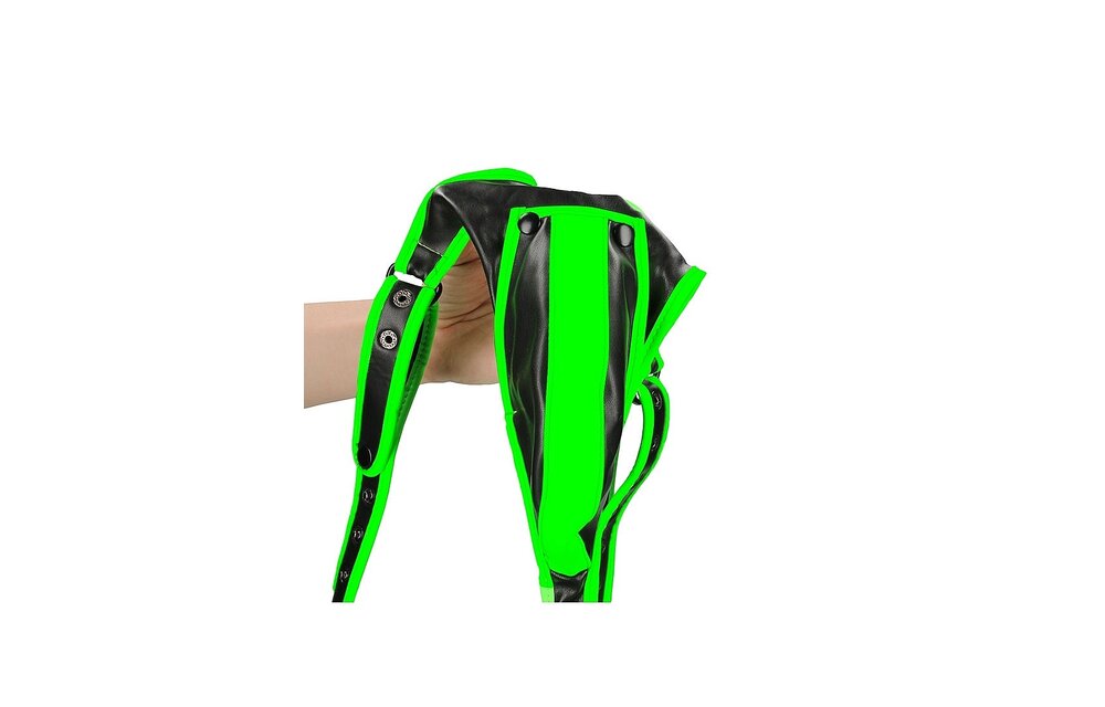 Glow In The Dark Harness Green | Ouch! Bodybondage Stylish
