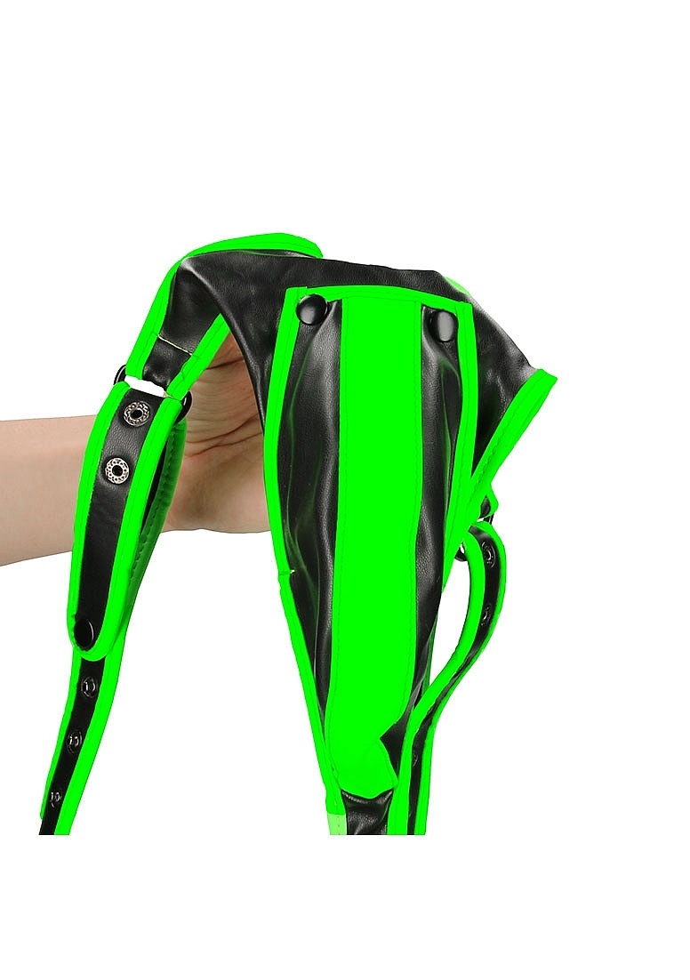 Glow In The Dark Harness Green | Ouch! Bodybondage Stylish