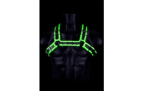Bulldog Harness S/M Glow In The Dark | Tough & Adjustable