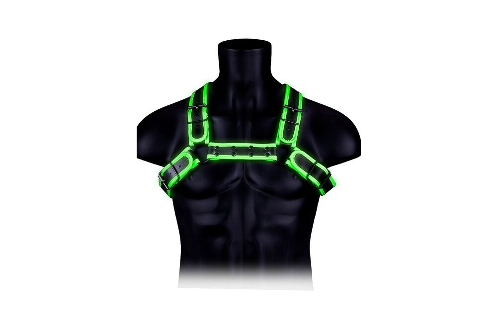 Bulldog Harness S/M Glow In The Dark | Tough & Adjustable