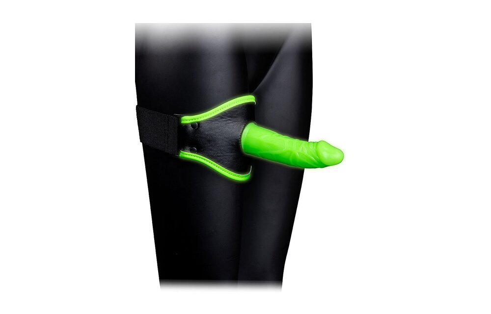 Dijband Ouch! Glow in the Dark 14,5 cm | Fluorescerend Bondage