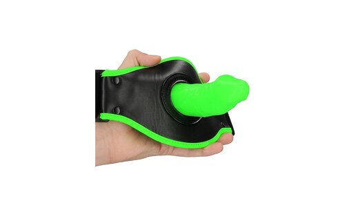 Dijband Ouch! Glow in the Dark 14,5 cm | Fluorescerend Bondage