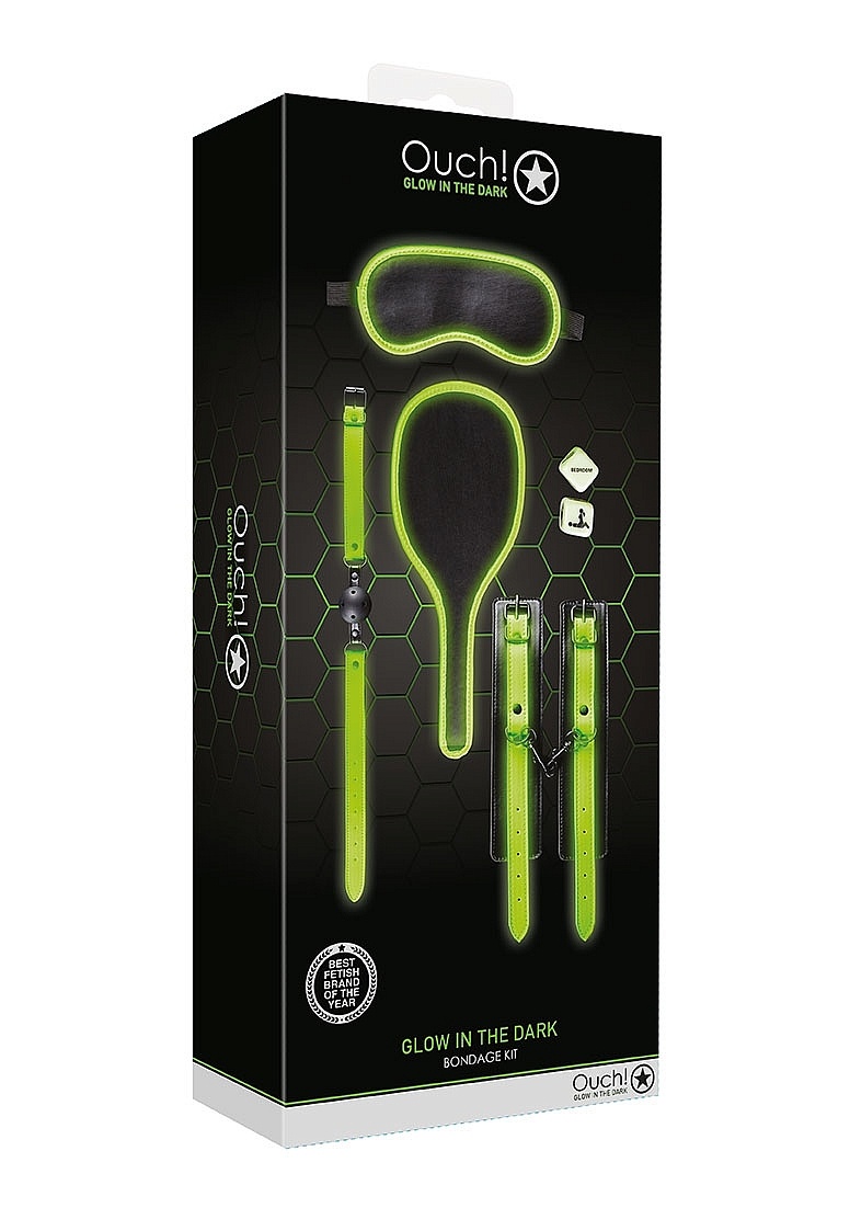Bondage Set #1 Glow In The Dark – Sexy & Stralend Groen