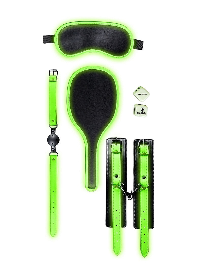 Bondage Set #1 Glow In The Dark – Sexy & Stralend Groen