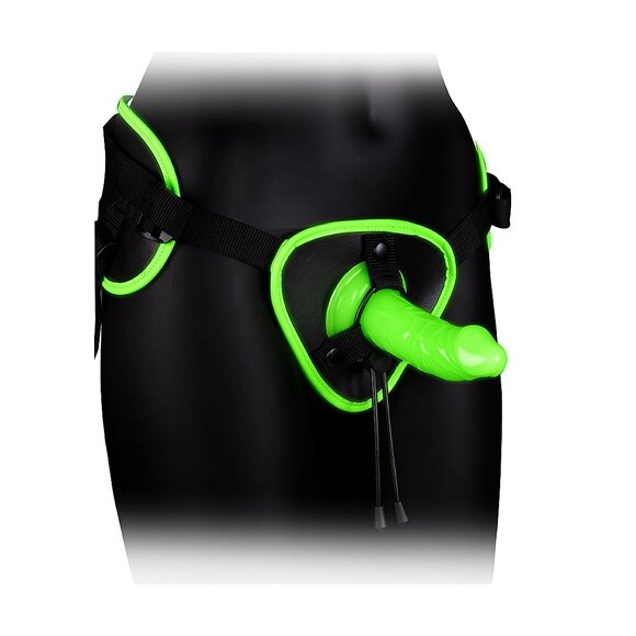Strap-On Harness Glow in the Dark 15 cm – Playful & Bold