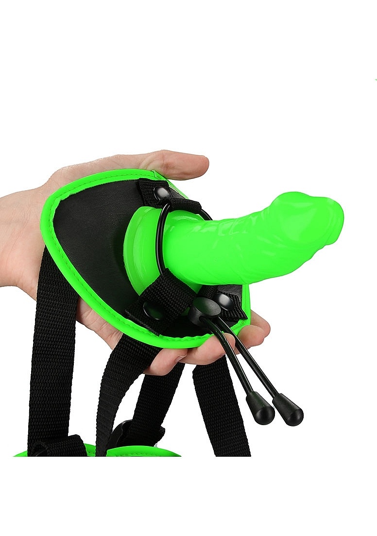 Strap-On Harness Glow in the Dark 15 cm – Playful & Bold