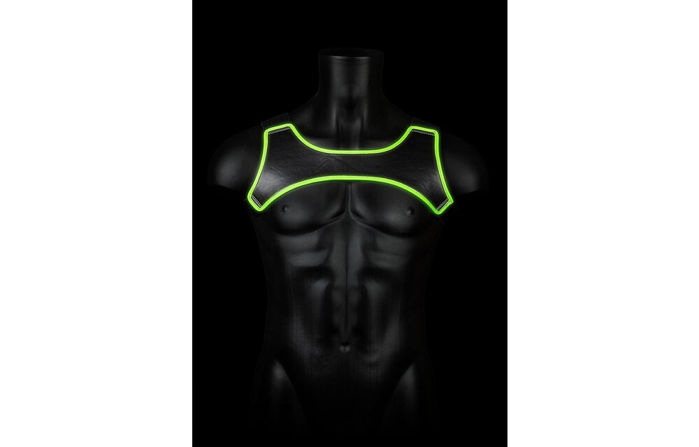 Ouch! Glow in the Dark Neopreen Harnas – Bondage met Licht