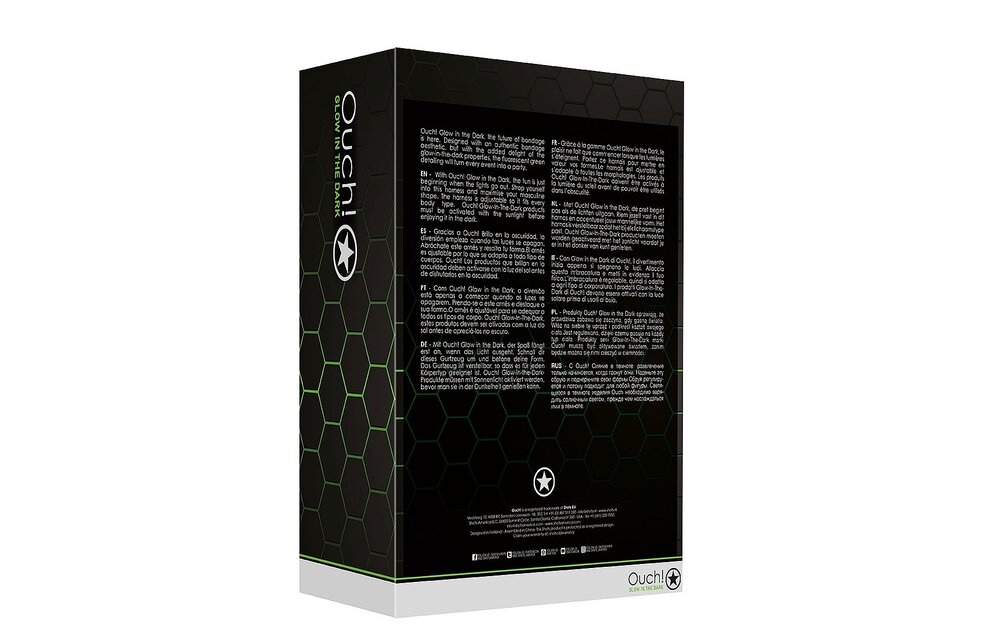 Borst Bulldog Harnas Glow - Verstelbaar & Glow In The Dark