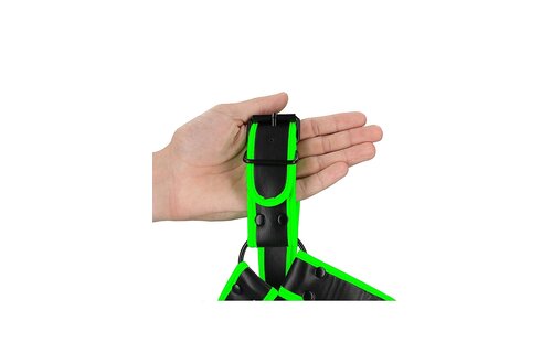 Brust-Bulldog-Harness Glow – Verstellbar & Glow In The Dark