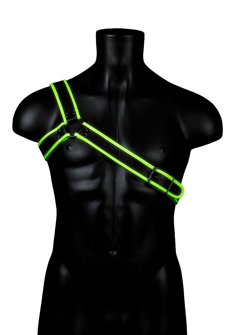 Gladiator Harness Glow in the Dark – Cool & Fluorescent