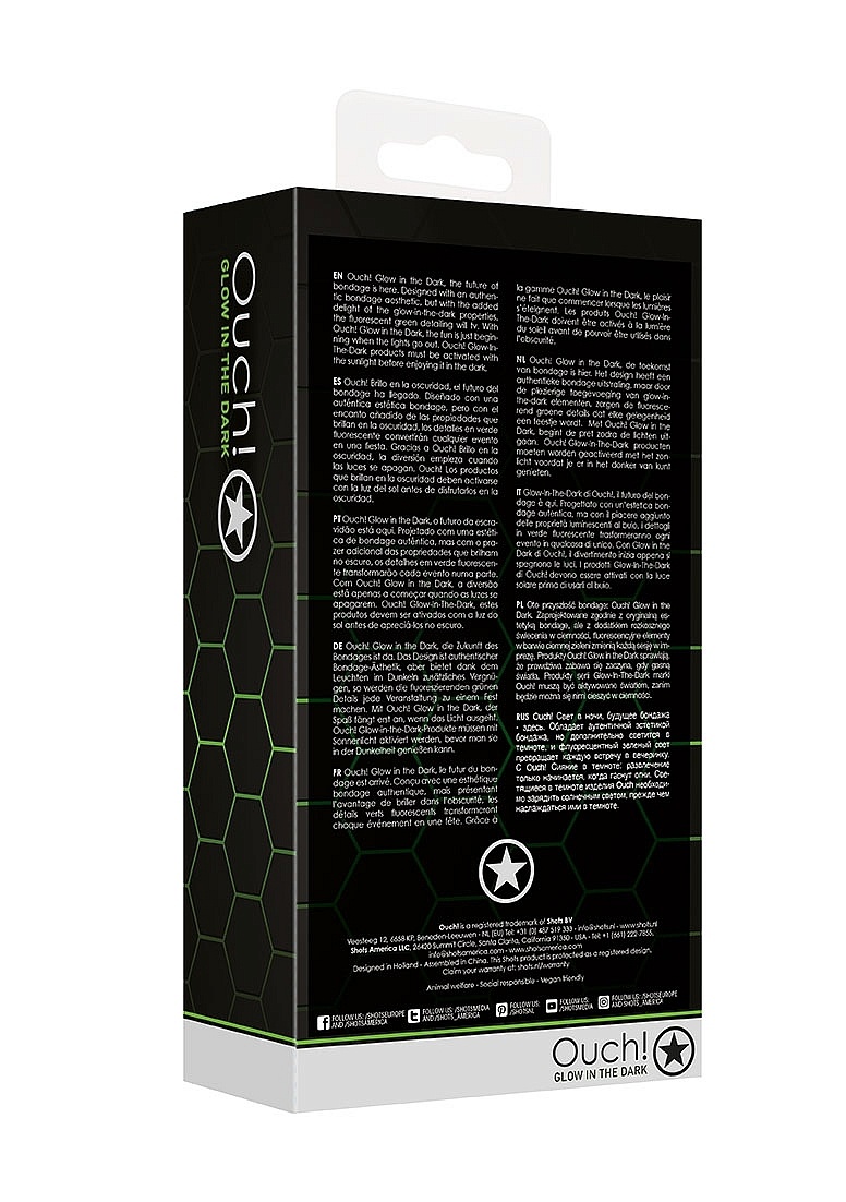 Cilinder Gag Glow in the Dark | Authentiek Bondage Speeltje