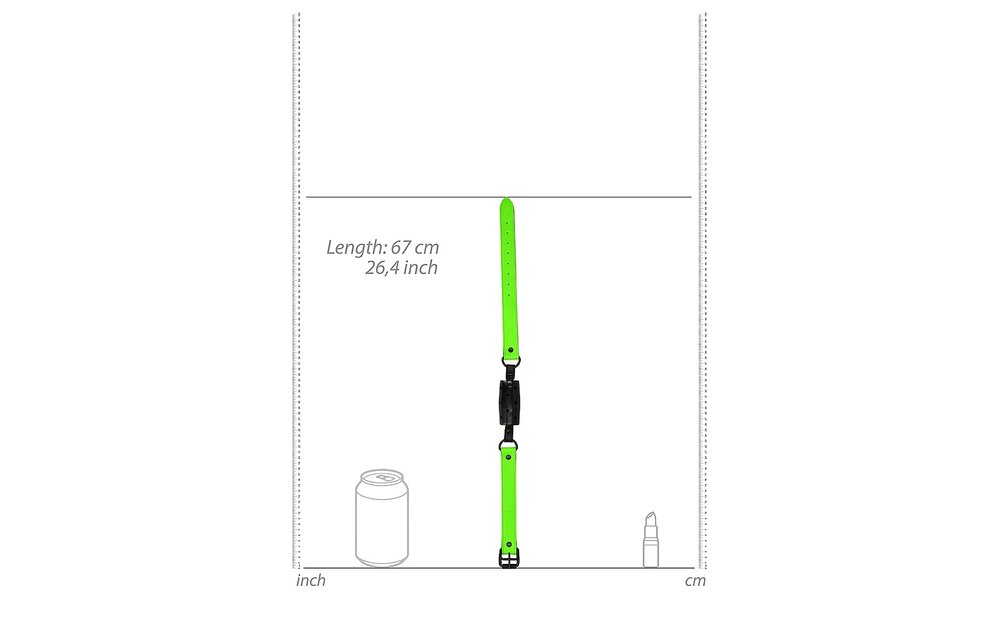 Cilinder Gag Glow in the Dark | Authentiek Bondage Speeltje