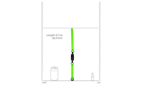 Cilinder Gag Glow in the Dark | Authentiek Bondage Speeltje