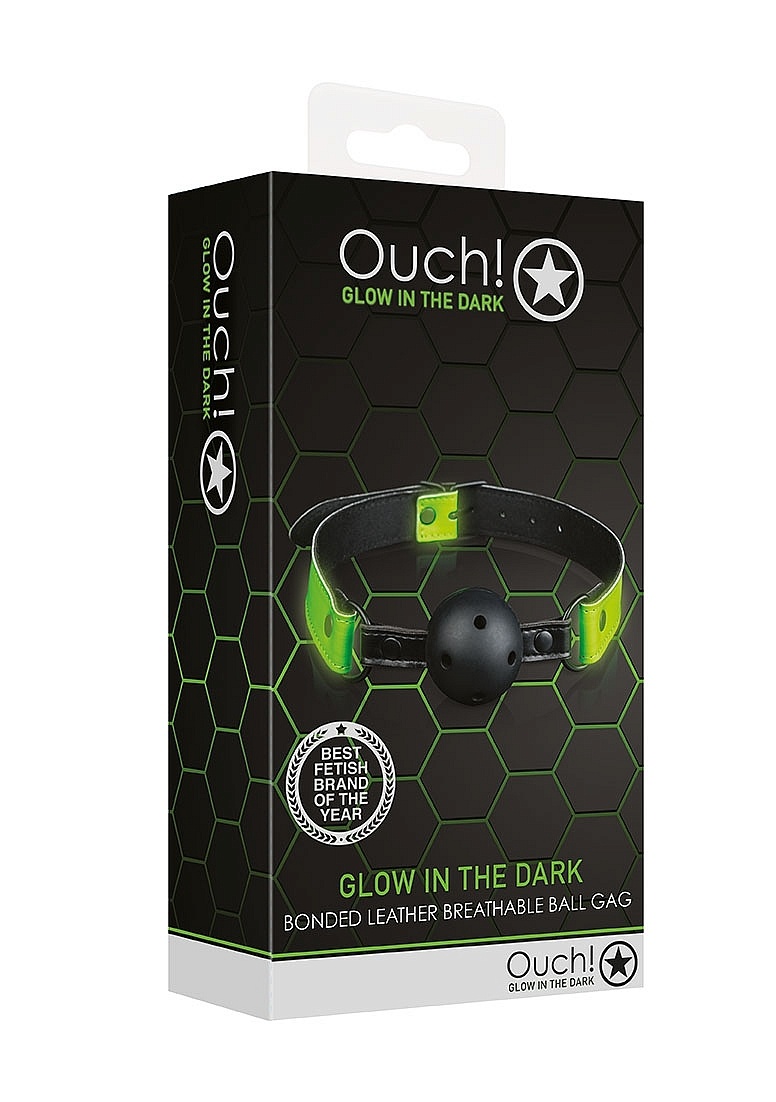 Atmungsaktiver Glow in the Dark Ball Gag – authentisch & frech