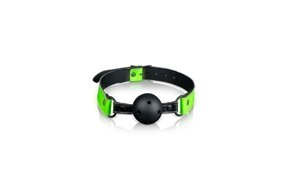 Atmungsaktiver Glow in the Dark Ball Gag – authentisch & frech