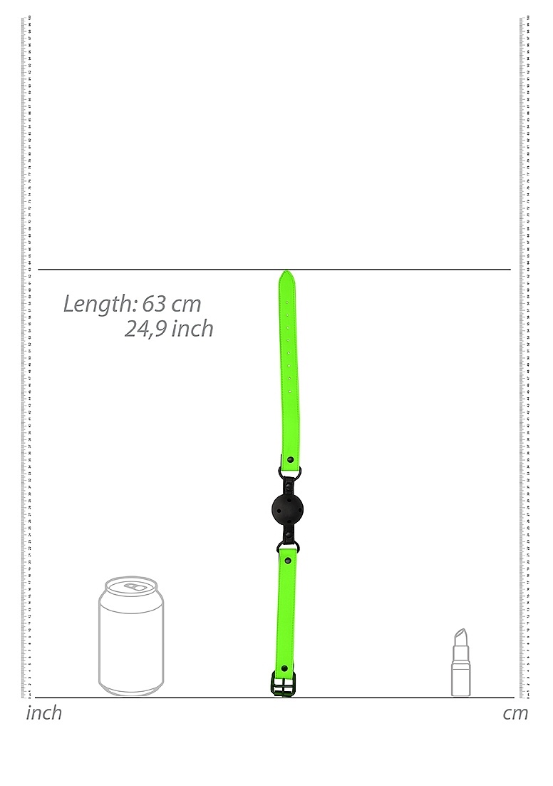 Breathable Glow in the Dark Ball Gag – Authentic & Naughty