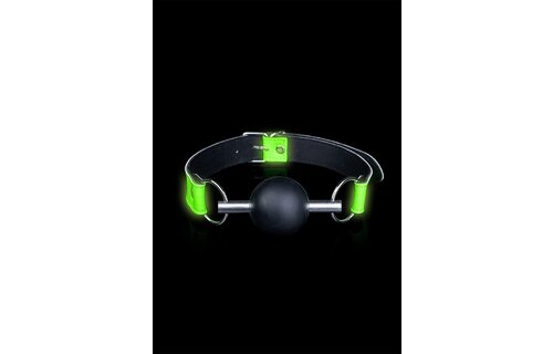 Solid Glow In The Dark Ball Gag – Playful & Eye-Catching!