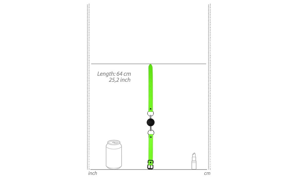 Massieve Glow In The Dark Ball Gag - Speels & Opvallend!