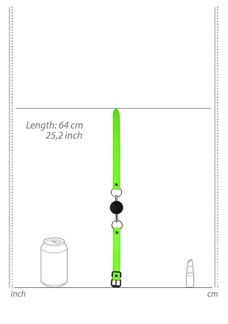 Massieve Glow In The Dark Ball Gag - Speels & Opvallend!