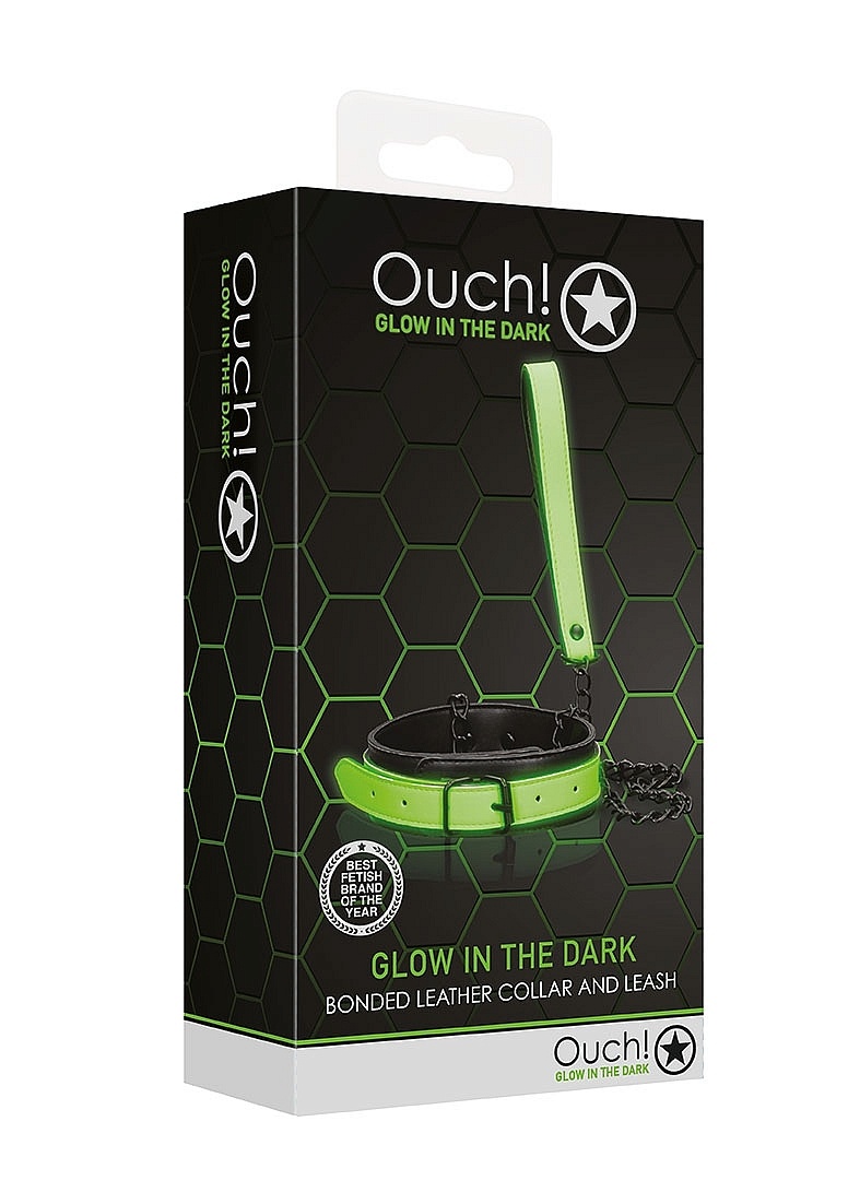 Ouch! Glow In The Dark Halsband & Riemp – Stijlvol & Veilig