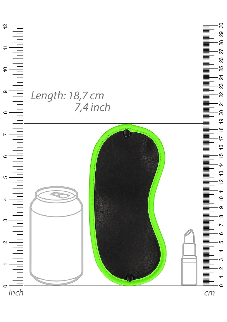 Augenmaske Glow In The Dark – Cooles & verspieltes Bondage-Zubehör