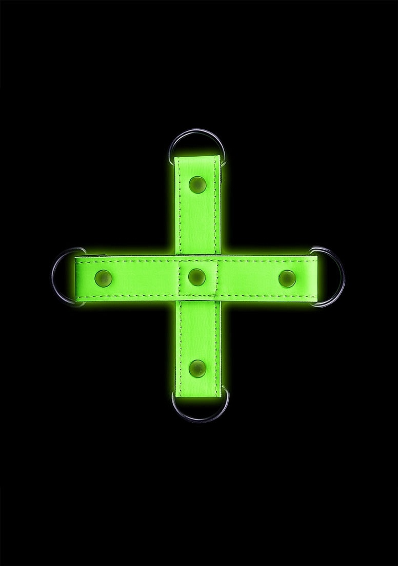 Ouch! Glow In The Dark Hogtie – Bondage Met Fluorescerend Effect