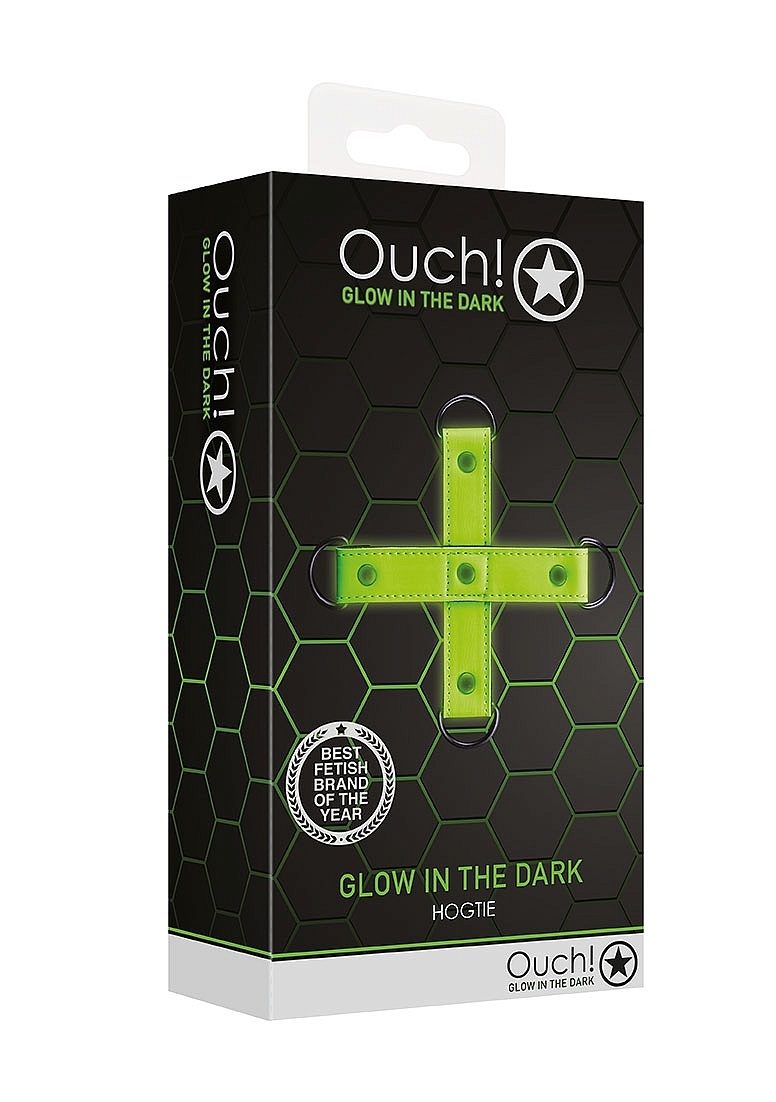 Ouch! Glow In The Dark Hogtie – Bondage Met Fluorescerend Effect
