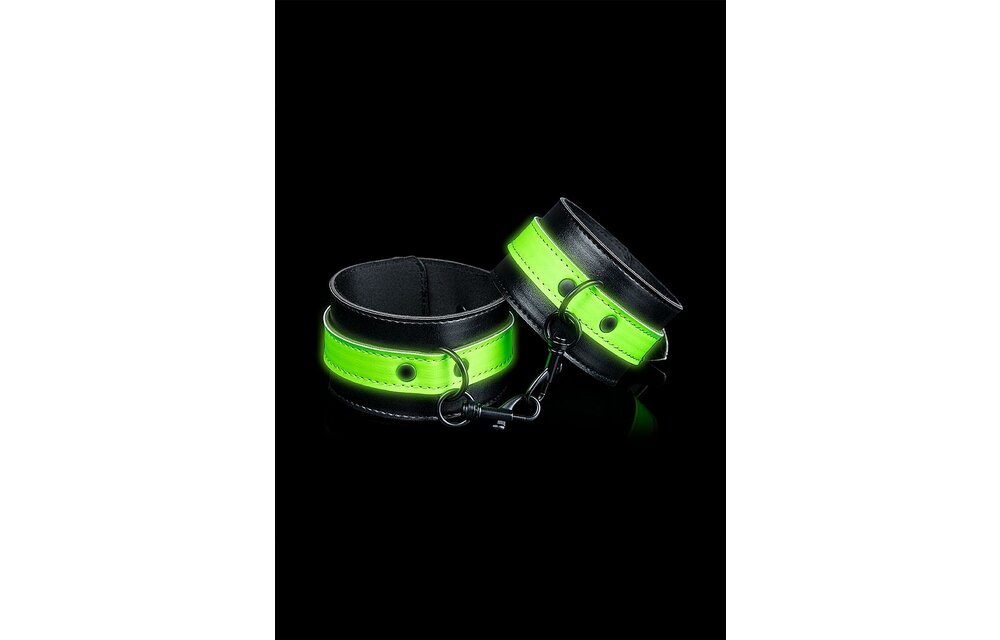 Ankle Cuffs Glow In The Dark | Ouch! Bondage With A Twist