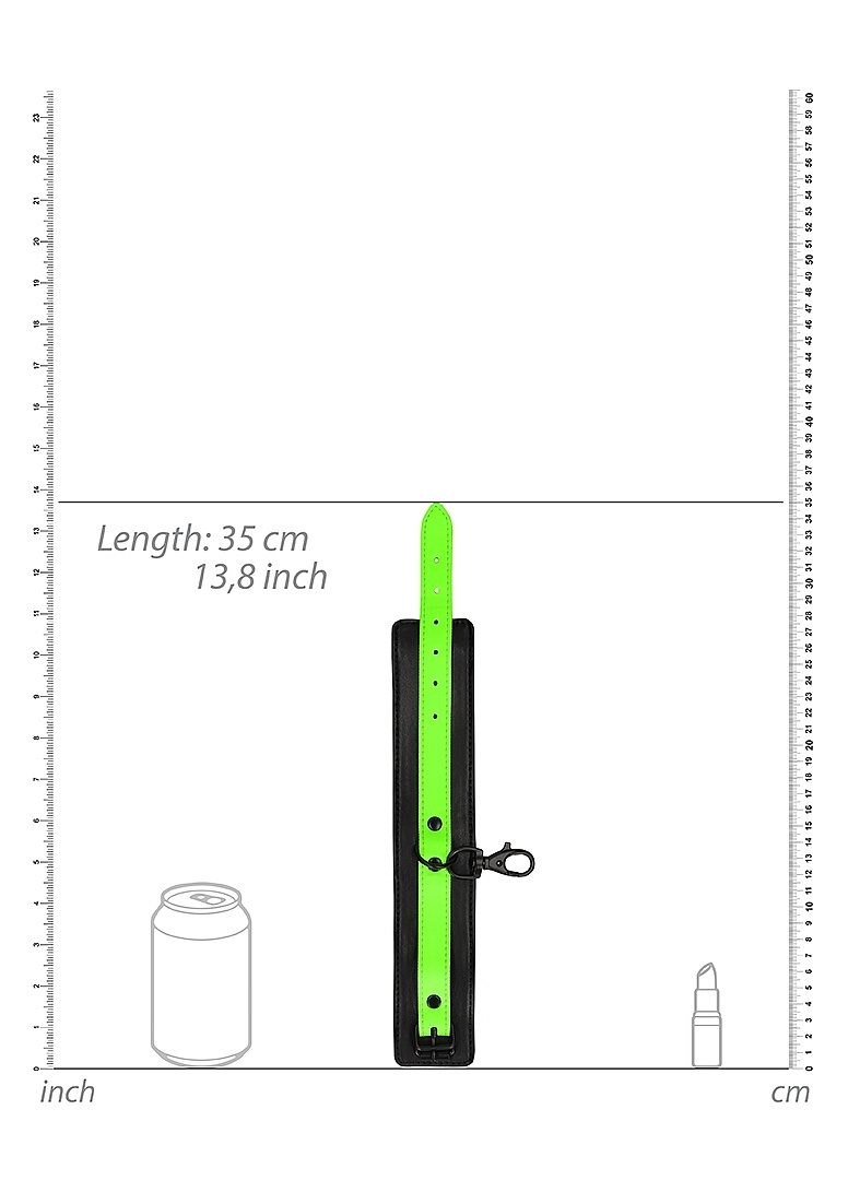 Ankle Cuffs Glow In The Dark | Ouch! Bondage With A Twist