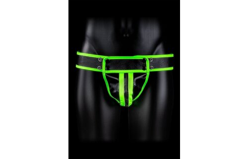 Striped Ouch! Glow in the Dark Jockstrap – Bondage Style