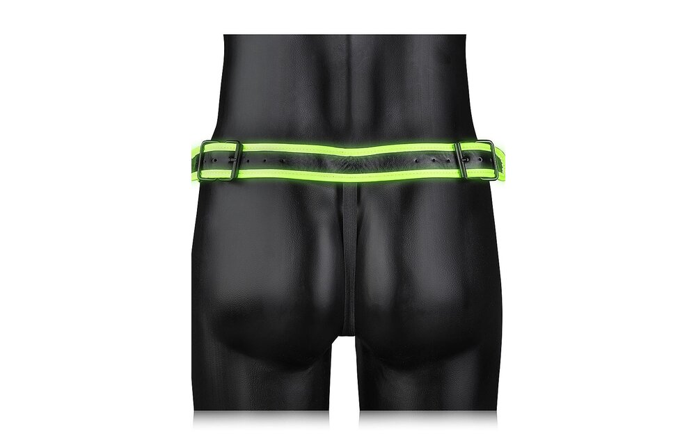 Striped Ouch! Glow in the Dark Jockstrap – Bondage Style