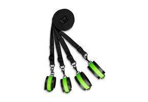 Bed Restraint Set Glow In The Dark - Playful & Safe