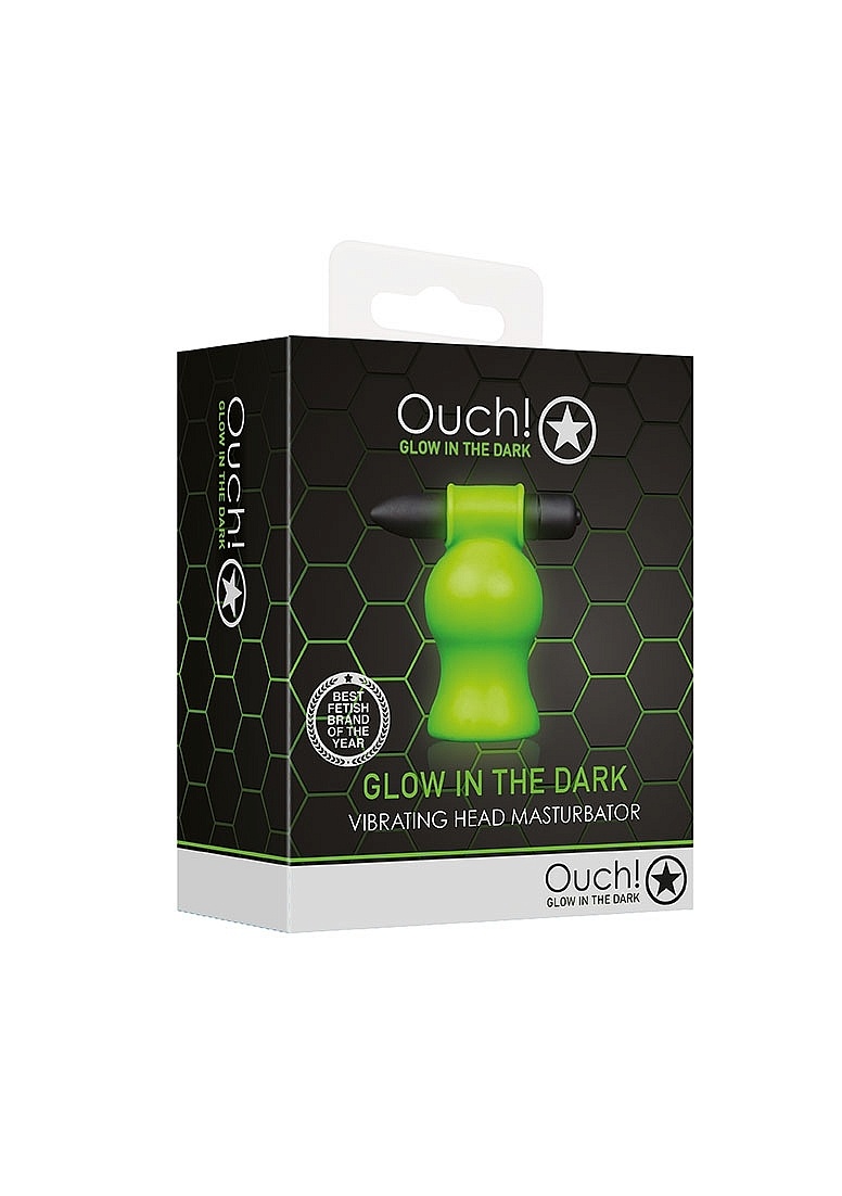 Vibrierender Kopf-Masturbator Glow in the Dark – Ouch! Shots