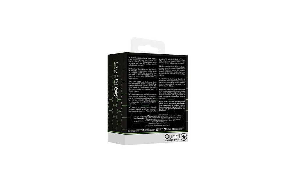 Vibrierender Kopf-Masturbator Glow in the Dark – Ouch! Shots