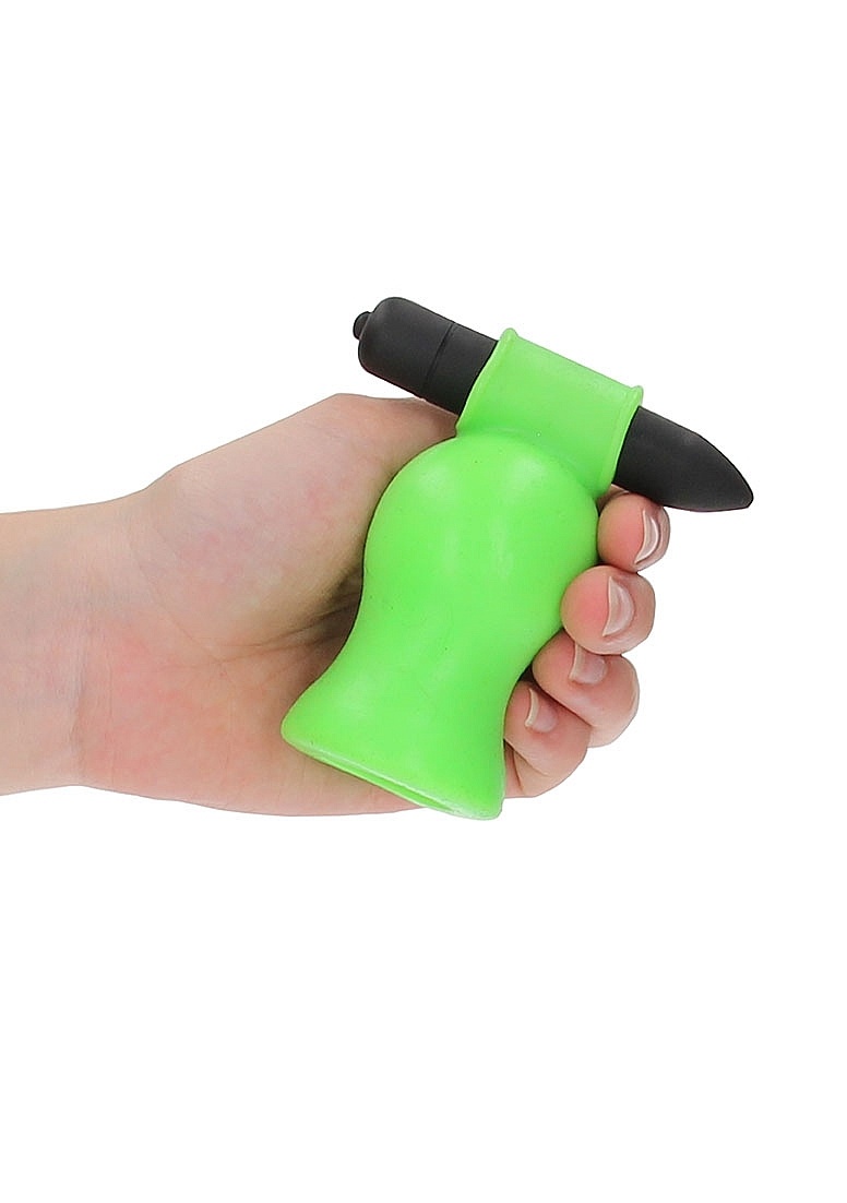 Vibrierender Kopf-Masturbator Glow in the Dark – Ouch! Shots