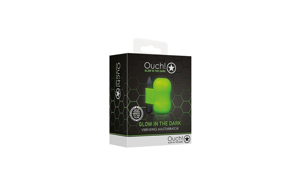 Vibrating Masturbator Glow in the Dark - Ouch! by Shots